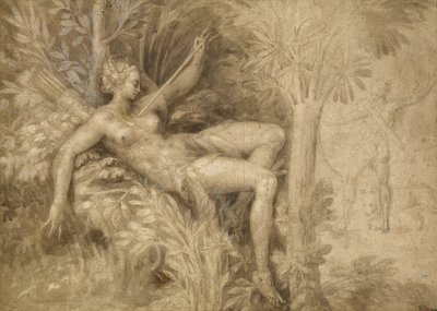 Procris and Cephalus by Fontainebleau School